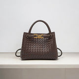 Woven Top Handle Tote Bag