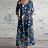 Floral Patchwork Maxi Dress