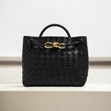 Woven Top Handle Tote Bag