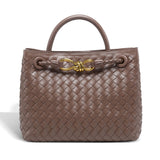 Woven Top Handle Tote Bag