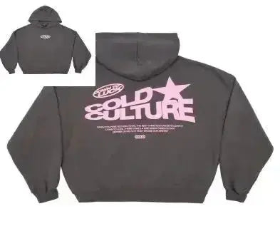 Oversized Graphic Hoodie with Street Style Back Print