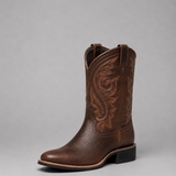Women's Embroidered Leather Cowboy Boots