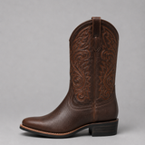 Women's Embroidered Leather Cowboy Boots