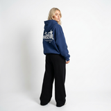 Oversized Graphic Hoodie with Street Style Back Print