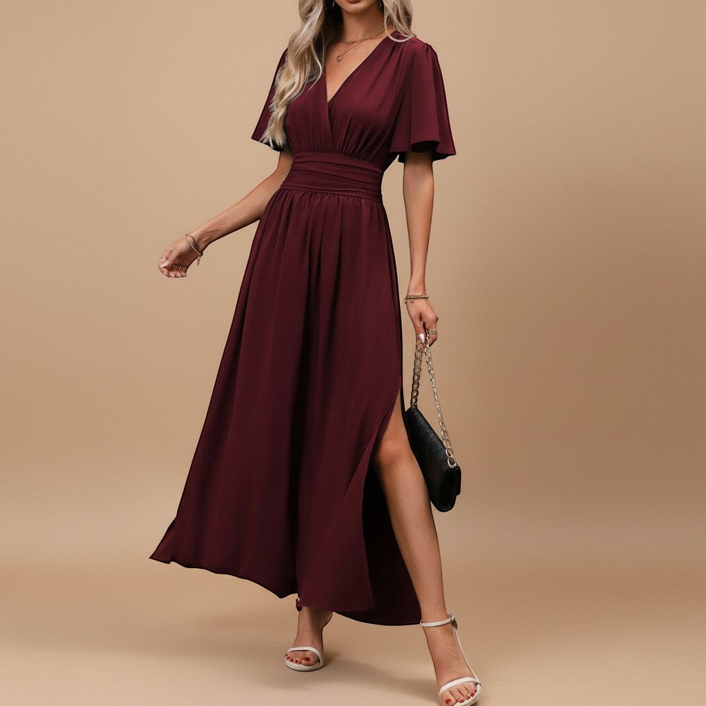 maxi dress with defined waist Eileen West The Celia Soft White Cotton Maxi Dress Soft White / XS
